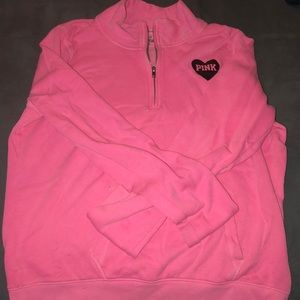 VS PINK quarter zip